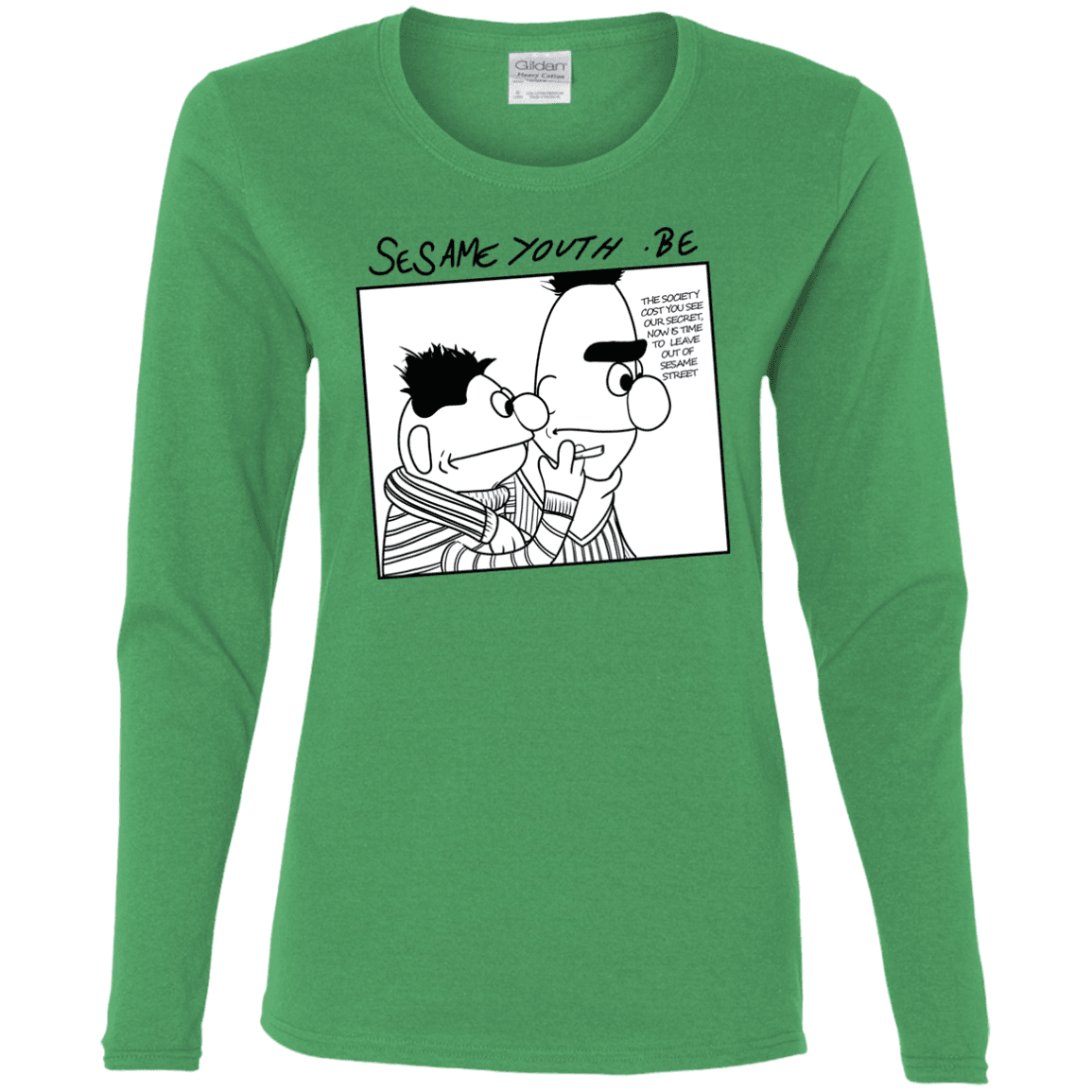 T-Shirts Irish Green / S Sesame Youth Women's Long Sleeve T-Shirt