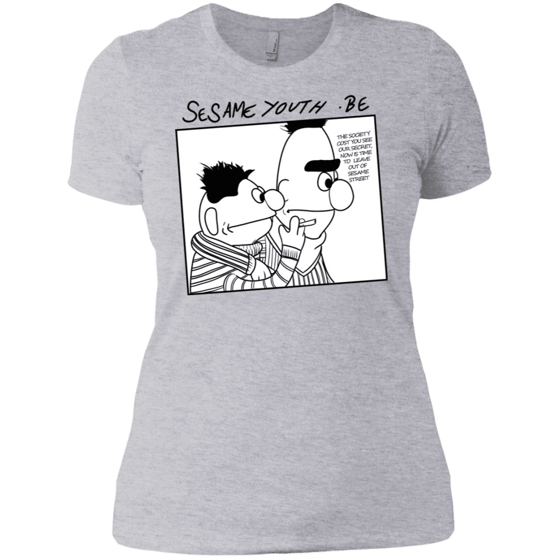 T-Shirts Heather Grey / X-Small Sesame Youth Women's Premium T-Shirt