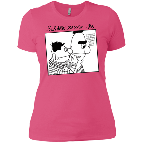 T-Shirts Hot Pink / X-Small Sesame Youth Women's Premium T-Shirt