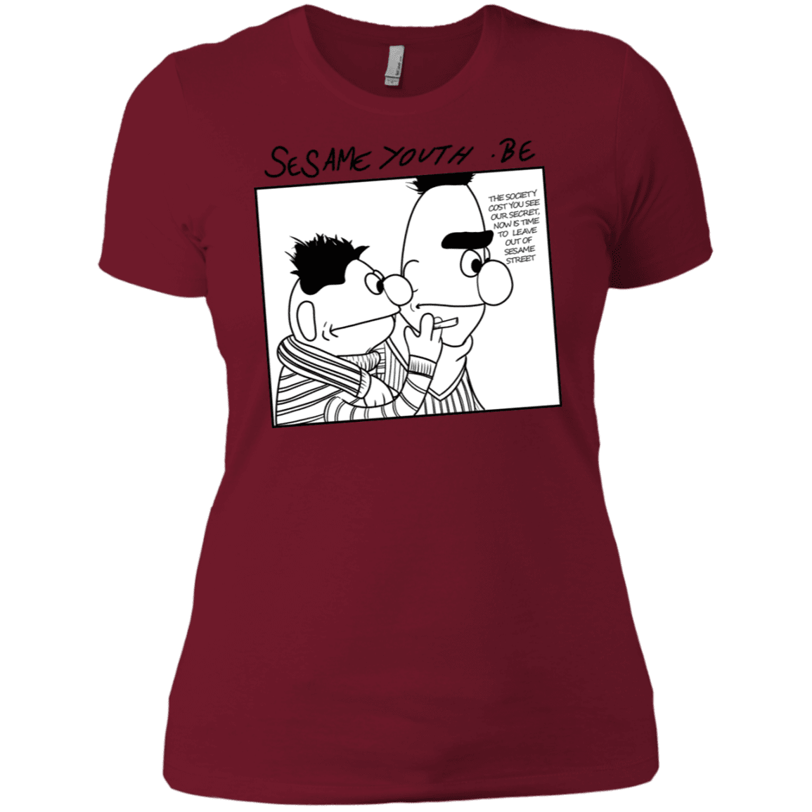 T-Shirts Scarlet / S Sesame Youth Women's Premium T-Shirt