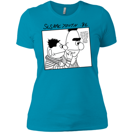 T-Shirts Turquoise / X-Small Sesame Youth Women's Premium T-Shirt