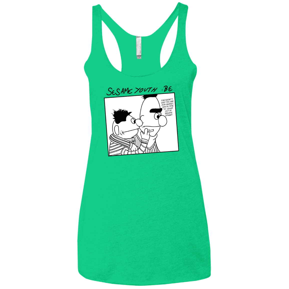 T-Shirts Envy / X-Small Sesame Youth Women's Triblend Racerback Tank