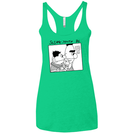 T-Shirts Envy / X-Small Sesame Youth Women's Triblend Racerback Tank