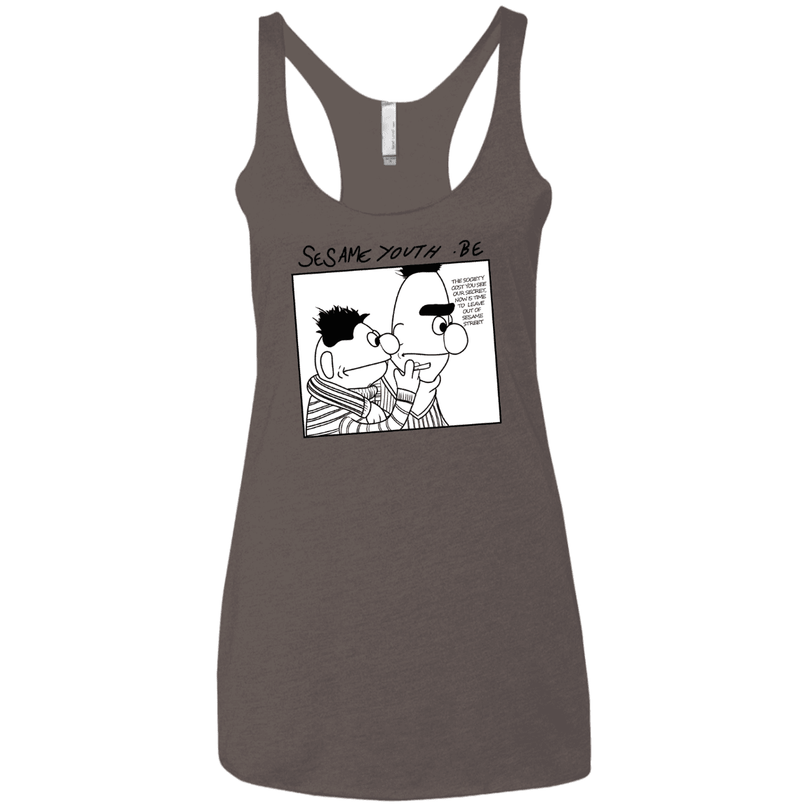 T-Shirts Macchiato / X-Small Sesame Youth Women's Triblend Racerback Tank