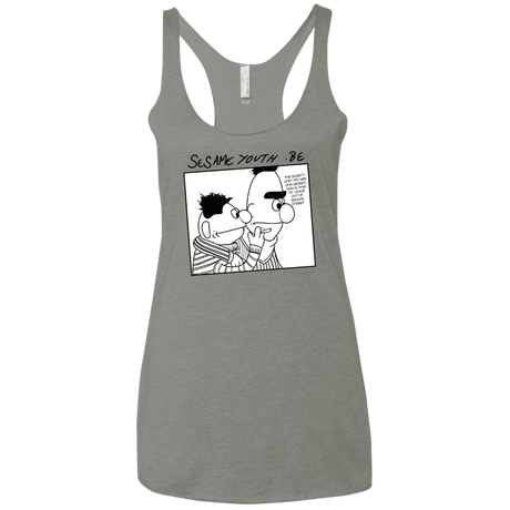 T-Shirts Venetian Grey / X-Small Sesame Youth Women's Triblend Racerback Tank