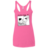 T-Shirts Vintage Pink / X-Small Sesame Youth Women's Triblend Racerback Tank
