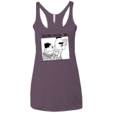 T-Shirts Vintage Purple / X-Small Sesame Youth Women's Triblend Racerback Tank