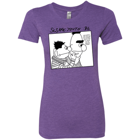 T-Shirts Purple Rush / S Sesame Youth Women's Triblend T-Shirt