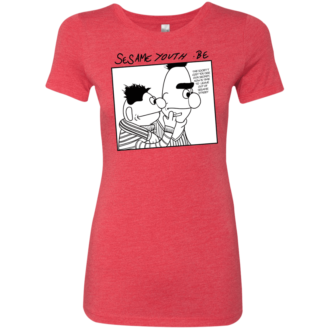 T-Shirts Vintage Red / S Sesame Youth Women's Triblend T-Shirt