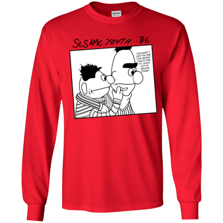 T-Shirts Red / YS Sesame Youth Youth Long Sleeve T-Shirt