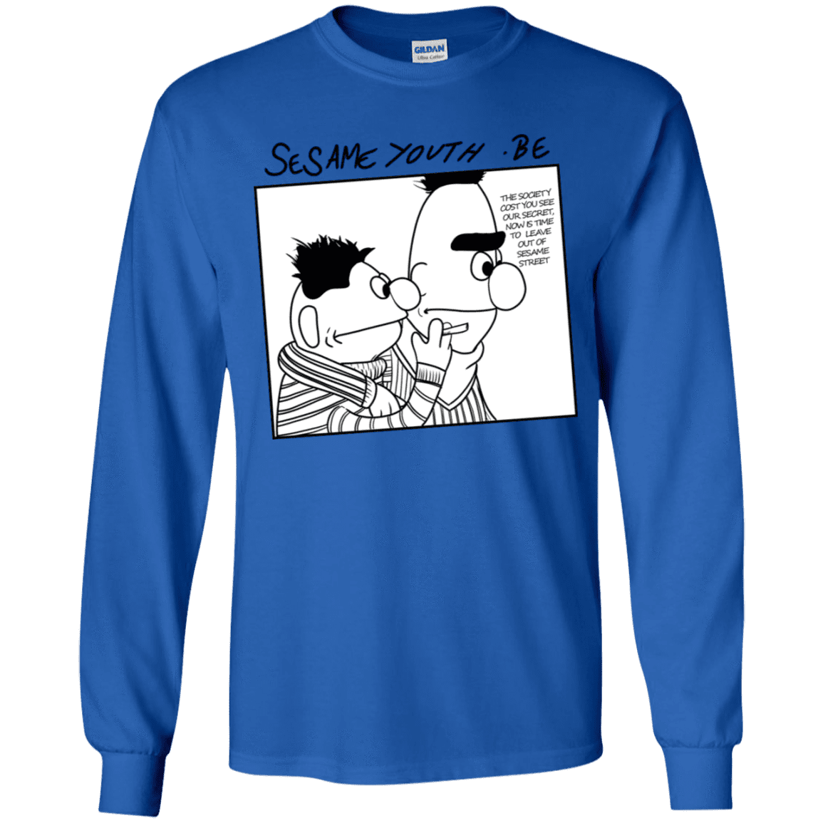 T-Shirts Royal / YS Sesame Youth Youth Long Sleeve T-Shirt