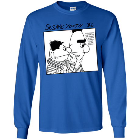 T-Shirts Royal / YS Sesame Youth Youth Long Sleeve T-Shirt