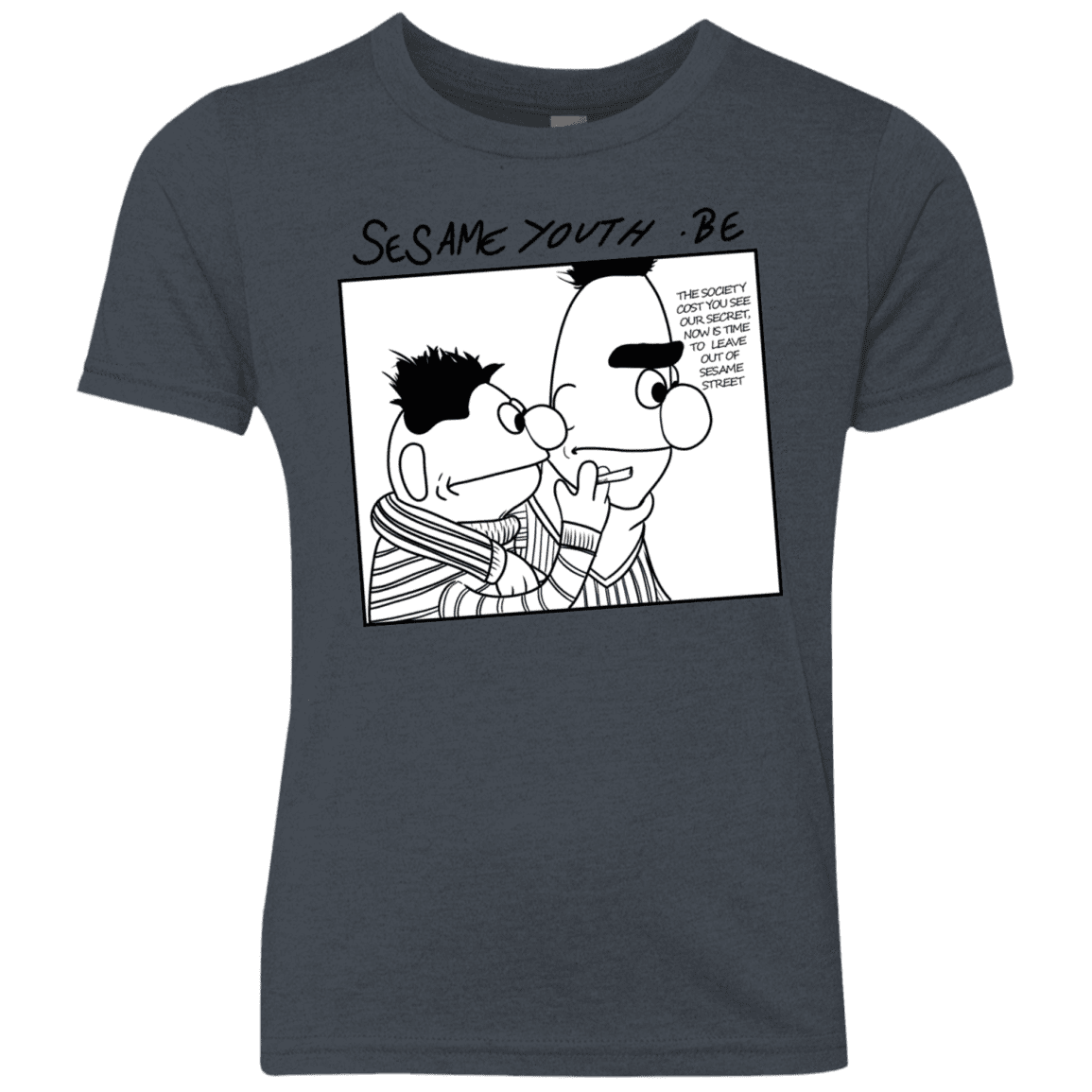 T-Shirts Vintage Navy / YXS Sesame Youth Youth Triblend T-Shirt