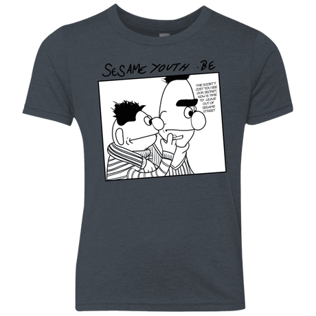 T-Shirts Vintage Navy / YXS Sesame Youth Youth Triblend T-Shirt