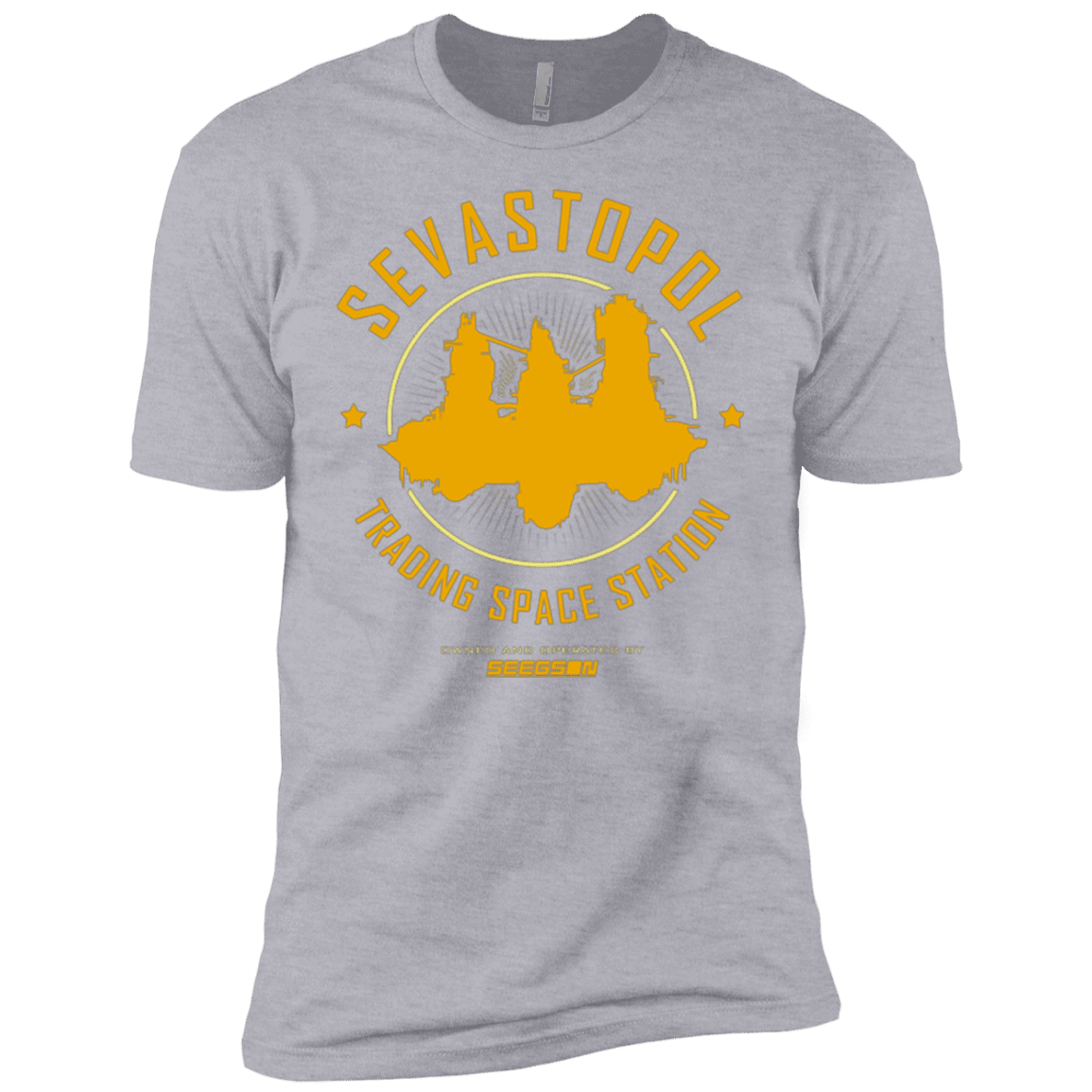 T-Shirts Heather Grey / YXS Sevastopol Station Boys Premium T-Shirt