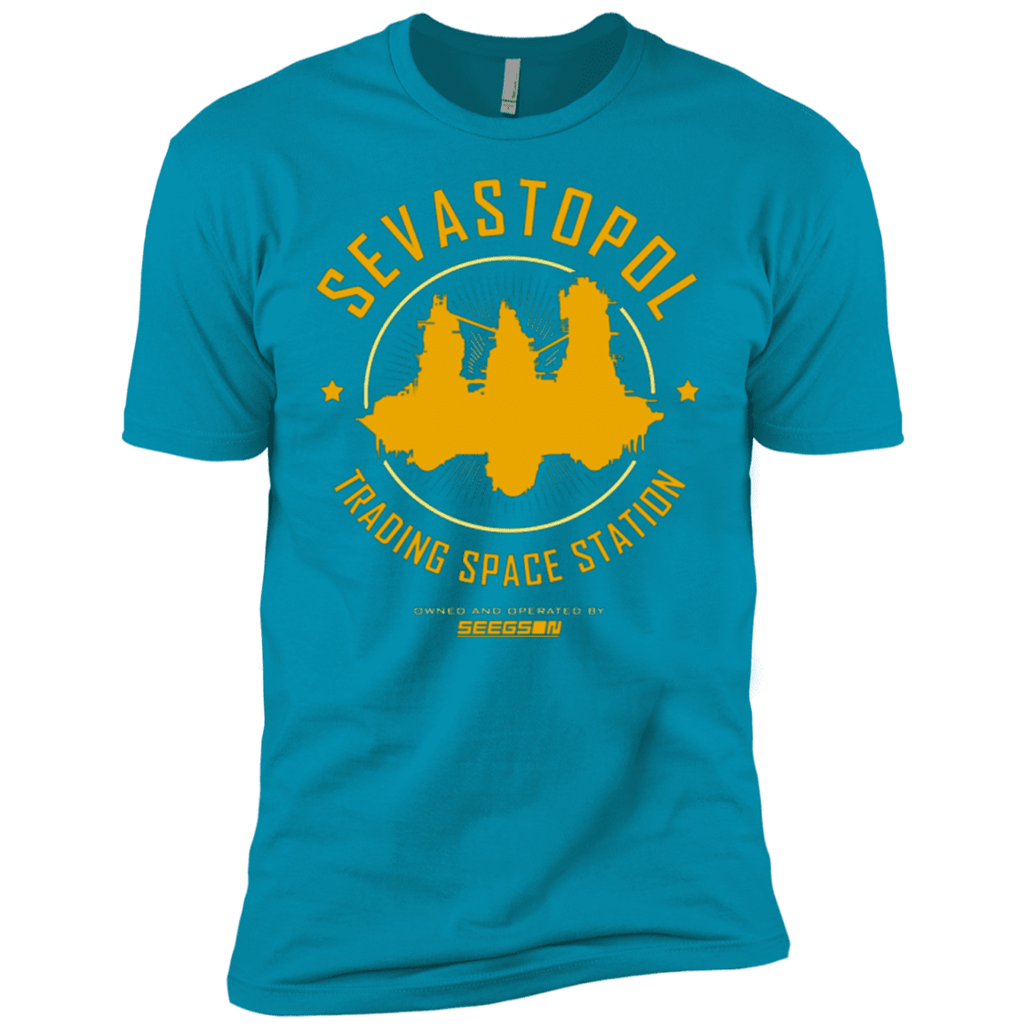 T-Shirts Turquoise / YXS Sevastopol Station Boys Premium T-Shirt