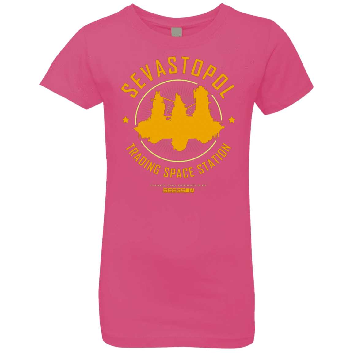 T-Shirts Hot Pink / YXS Sevastopol Station Girls Premium T-Shirt
