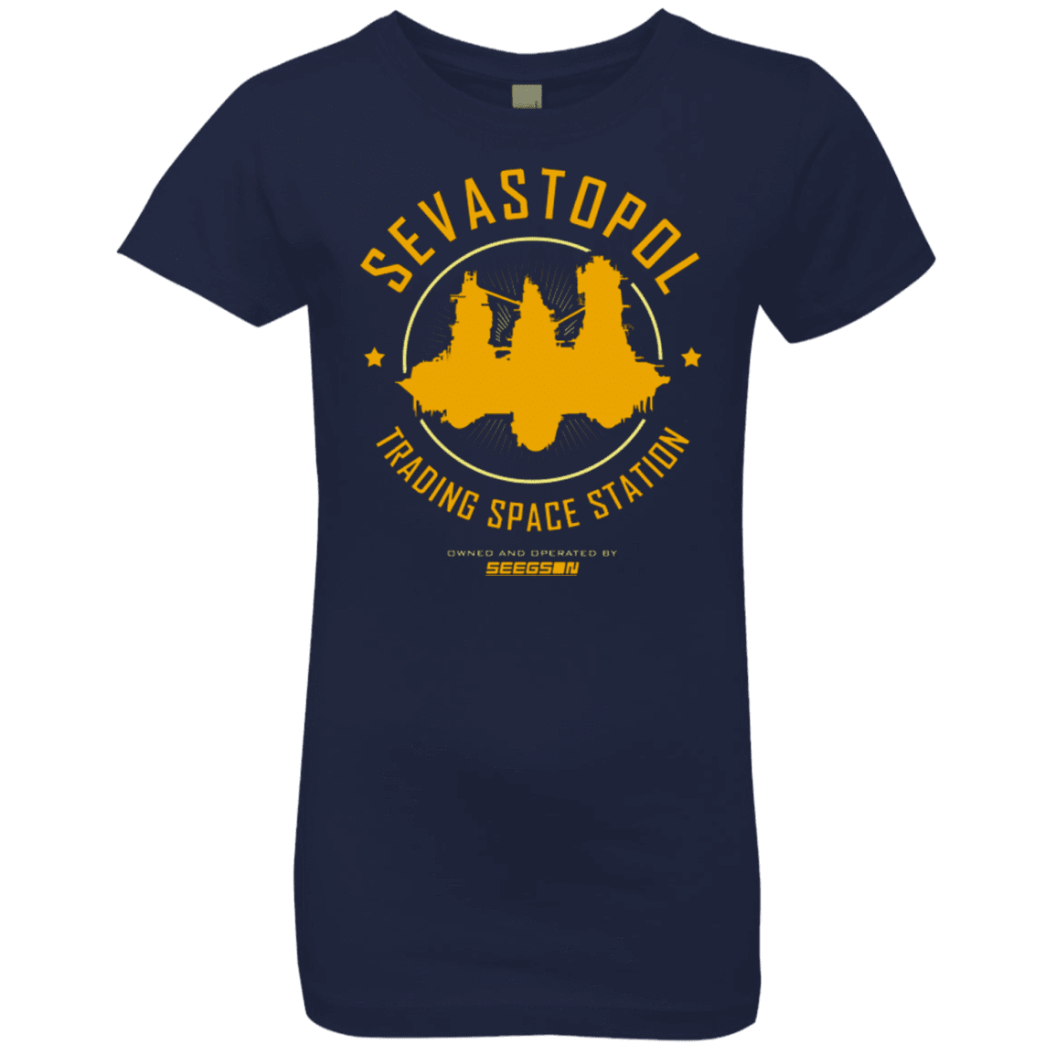 T-Shirts Midnight Navy / YXS Sevastopol Station Girls Premium T-Shirt