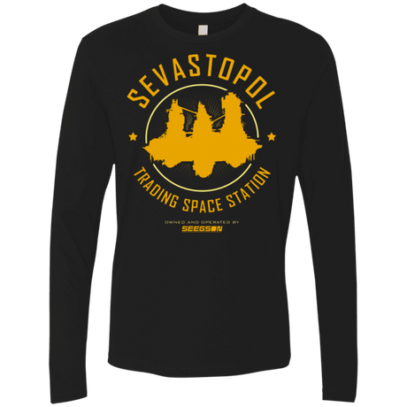 T-Shirts Black / Small Sevastopol Station Men's Premium Long Sleeve