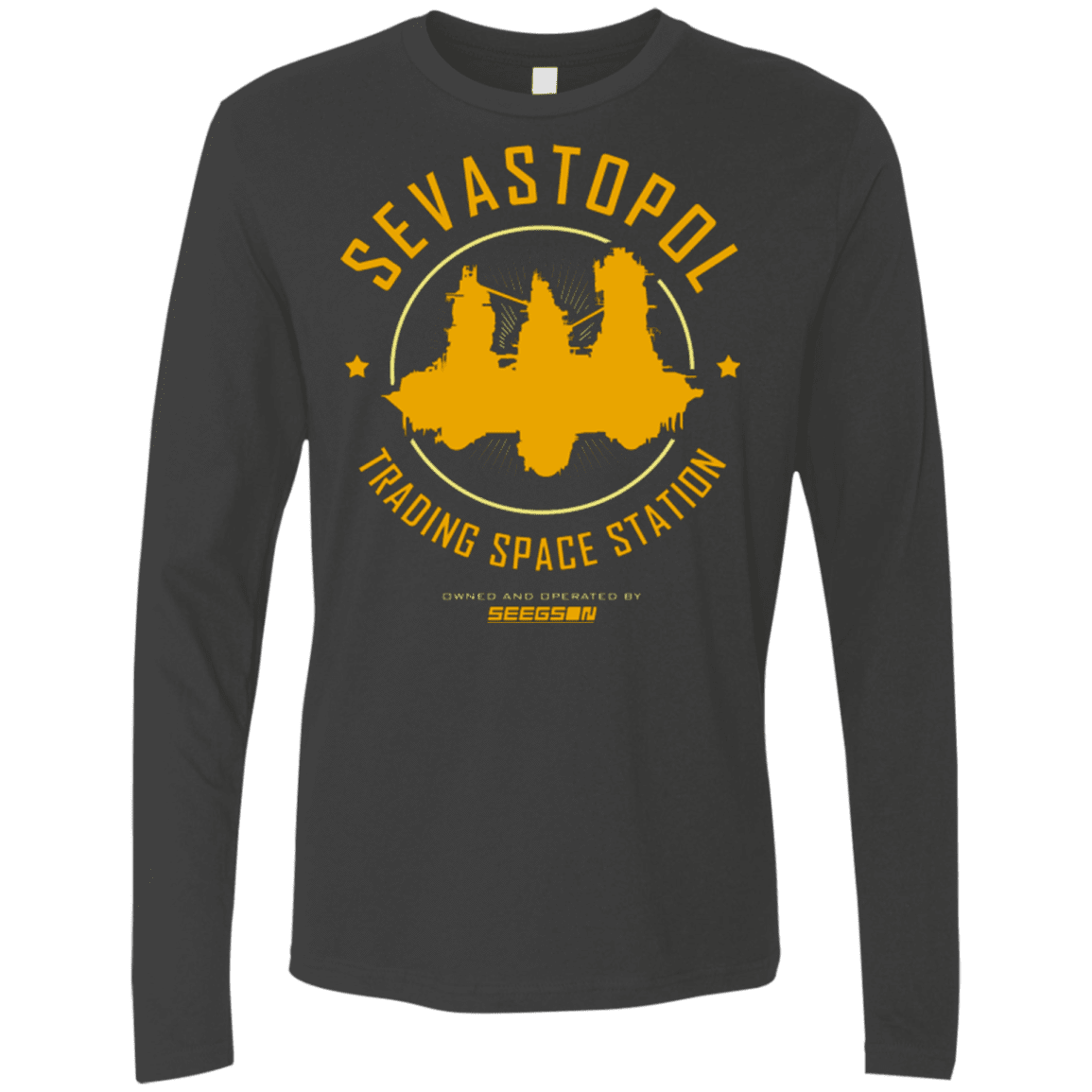 T-Shirts Heavy Metal / Small Sevastopol Station Men's Premium Long Sleeve