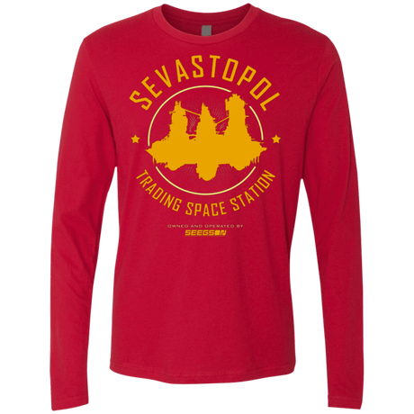 T-Shirts Red / Small Sevastopol Station Men's Premium Long Sleeve