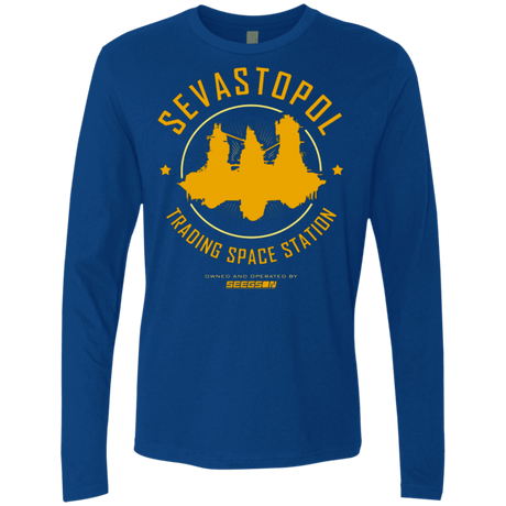 T-Shirts Royal / Small Sevastopol Station Men's Premium Long Sleeve