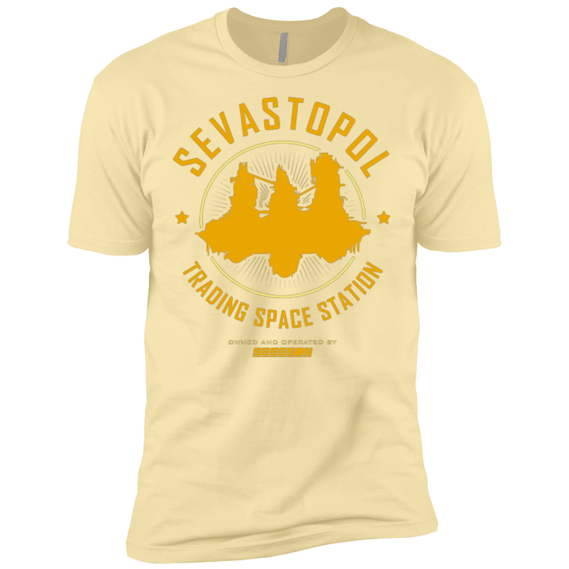 T-Shirts Banana Cream / X-Small Sevastopol Station Men's Premium T-Shirt