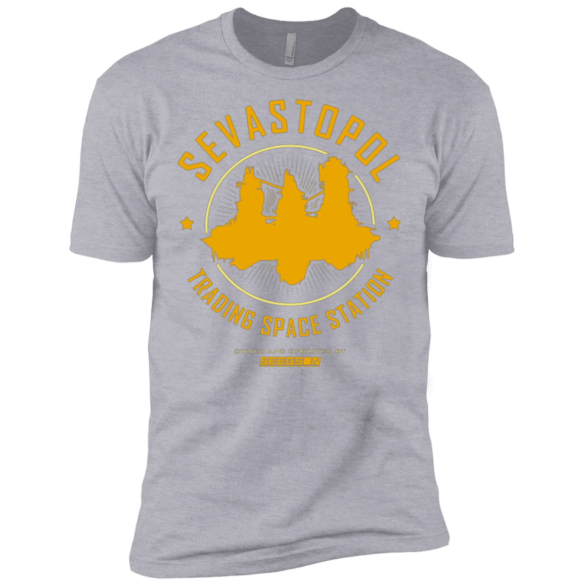 T-Shirts Heather Grey / X-Small Sevastopol Station Men's Premium T-Shirt