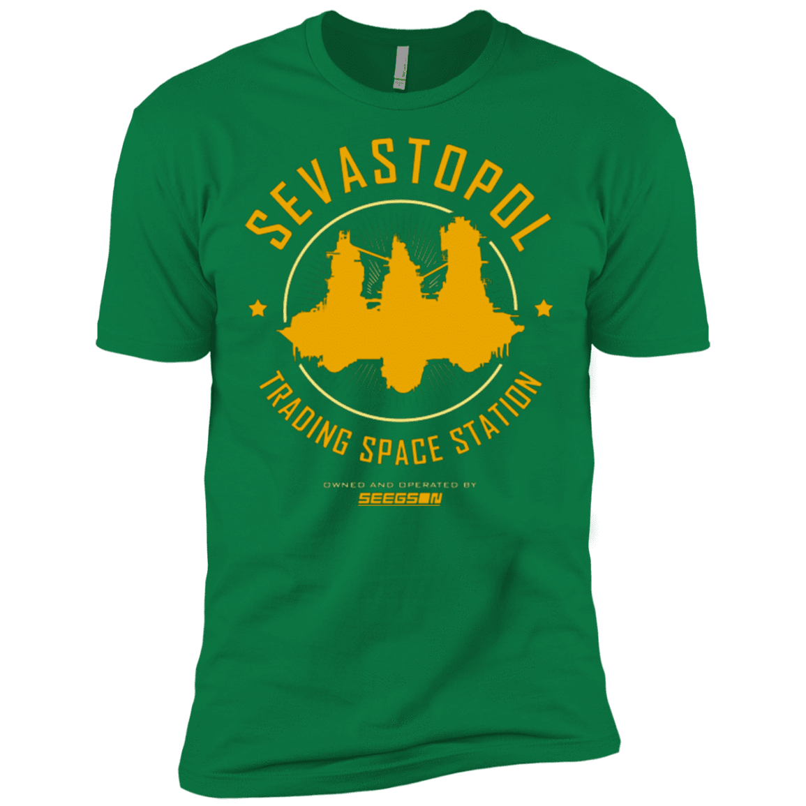 T-Shirts Kelly Green / X-Small Sevastopol Station Men's Premium T-Shirt