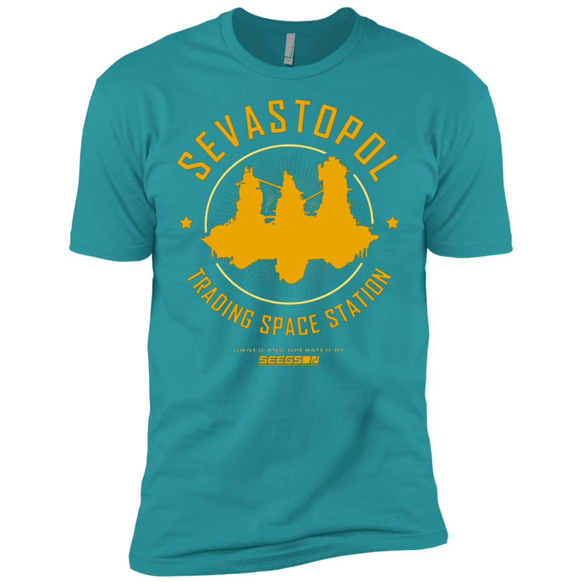 T-Shirts Tahiti Blue / X-Small Sevastopol Station Men's Premium T-Shirt