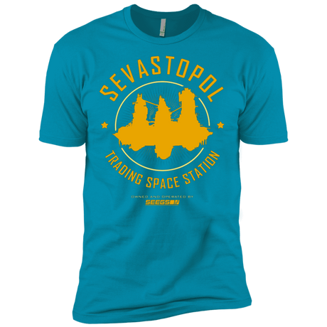 T-Shirts Turquoise / X-Small Sevastopol Station Men's Premium T-Shirt