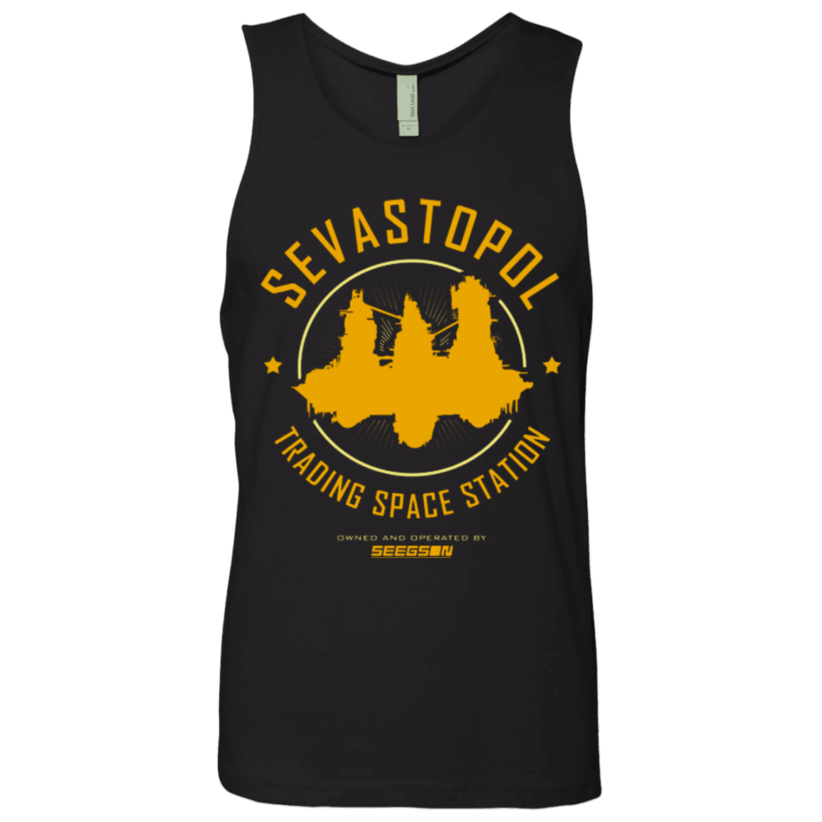 T-Shirts Black / Small Sevastopol Station Men's Premium Tank Top
