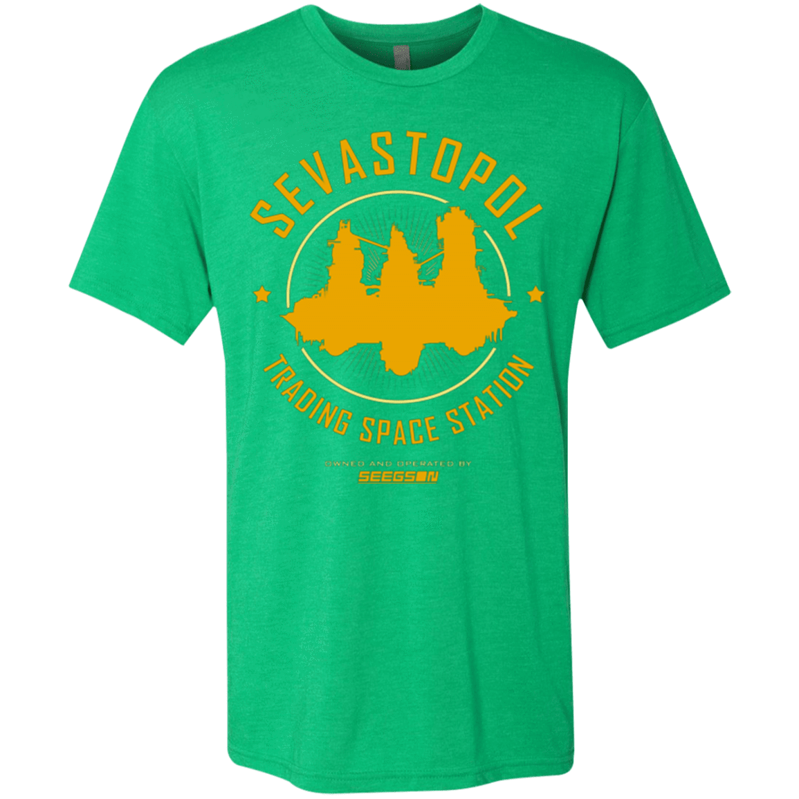 T-Shirts Envy / Small Sevastopol Station Men's Triblend T-Shirt