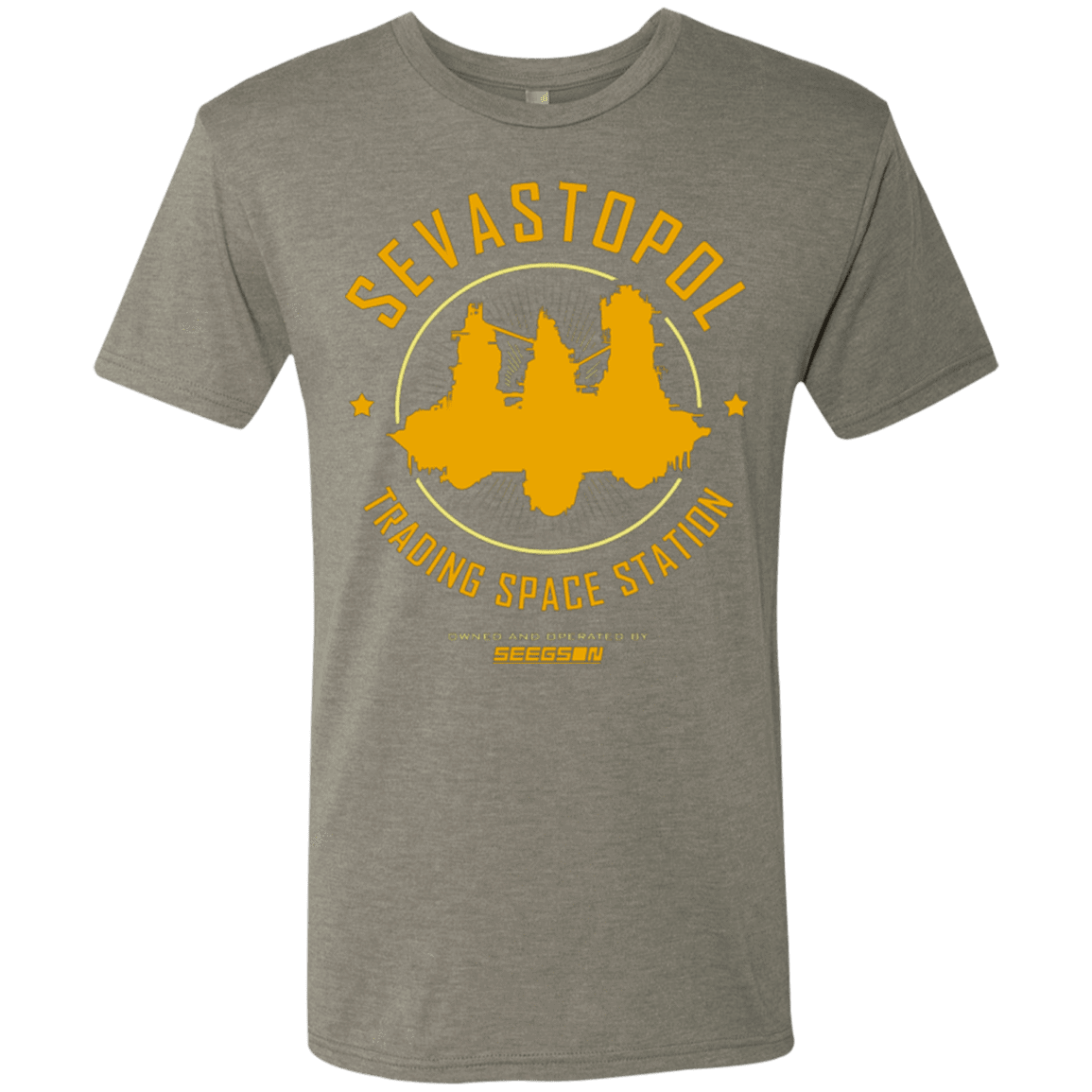 T-Shirts Venetian Grey / Small Sevastopol Station Men's Triblend T-Shirt