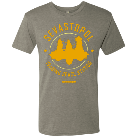 T-Shirts Venetian Grey / Small Sevastopol Station Men's Triblend T-Shirt
