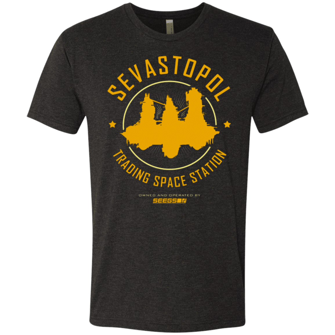T-Shirts Vintage Black / Small Sevastopol Station Men's Triblend T-Shirt