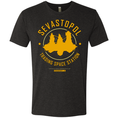 T-Shirts Vintage Black / Small Sevastopol Station Men's Triblend T-Shirt