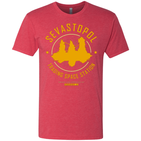 T-Shirts Vintage Red / Small Sevastopol Station Men's Triblend T-Shirt