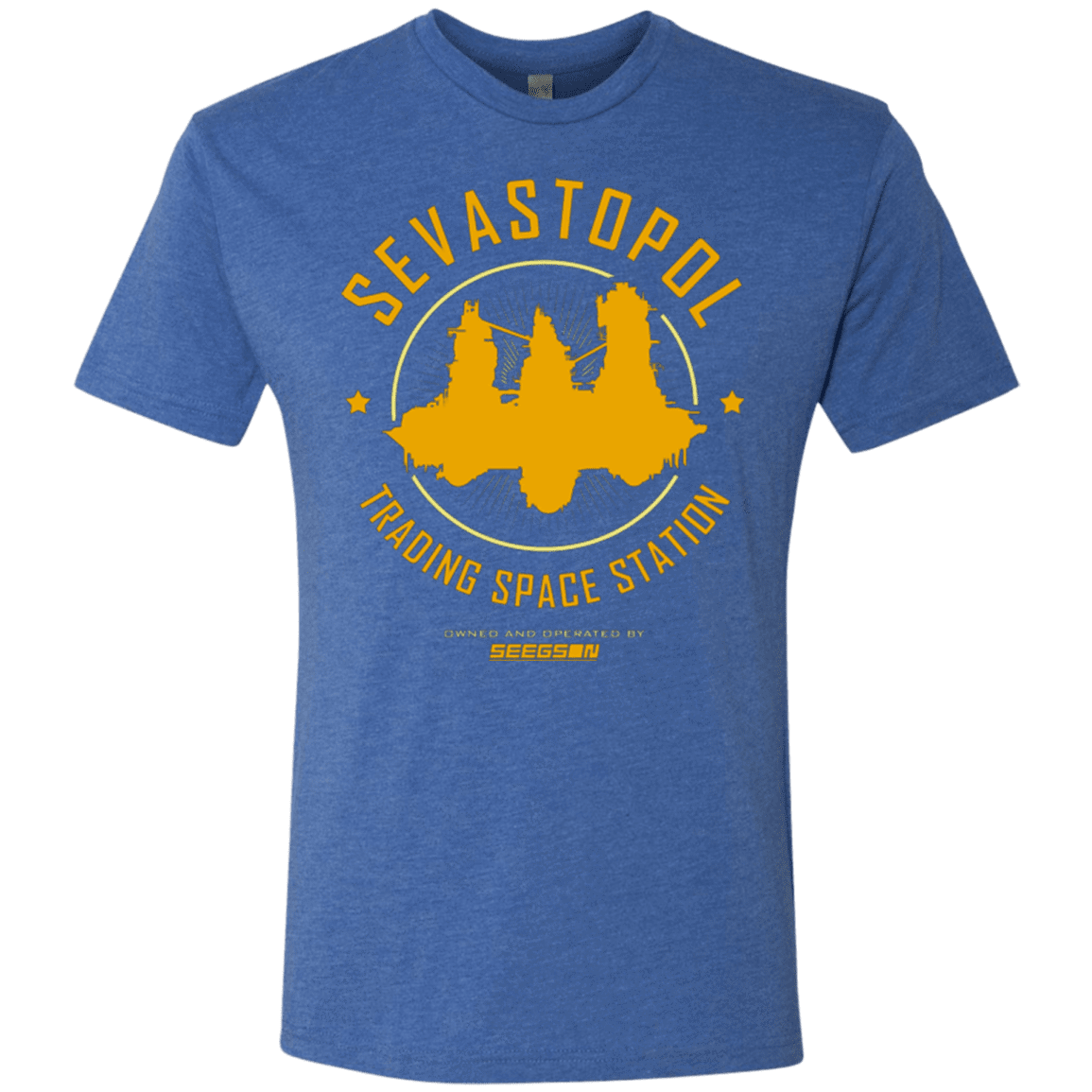 T-Shirts Vintage Royal / Small Sevastopol Station Men's Triblend T-Shirt