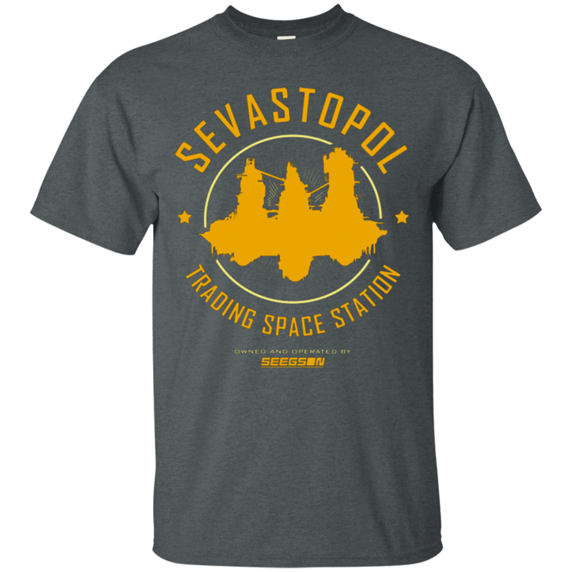 T-Shirts Dark Heather / Small Sevastopol Station T-Shirt