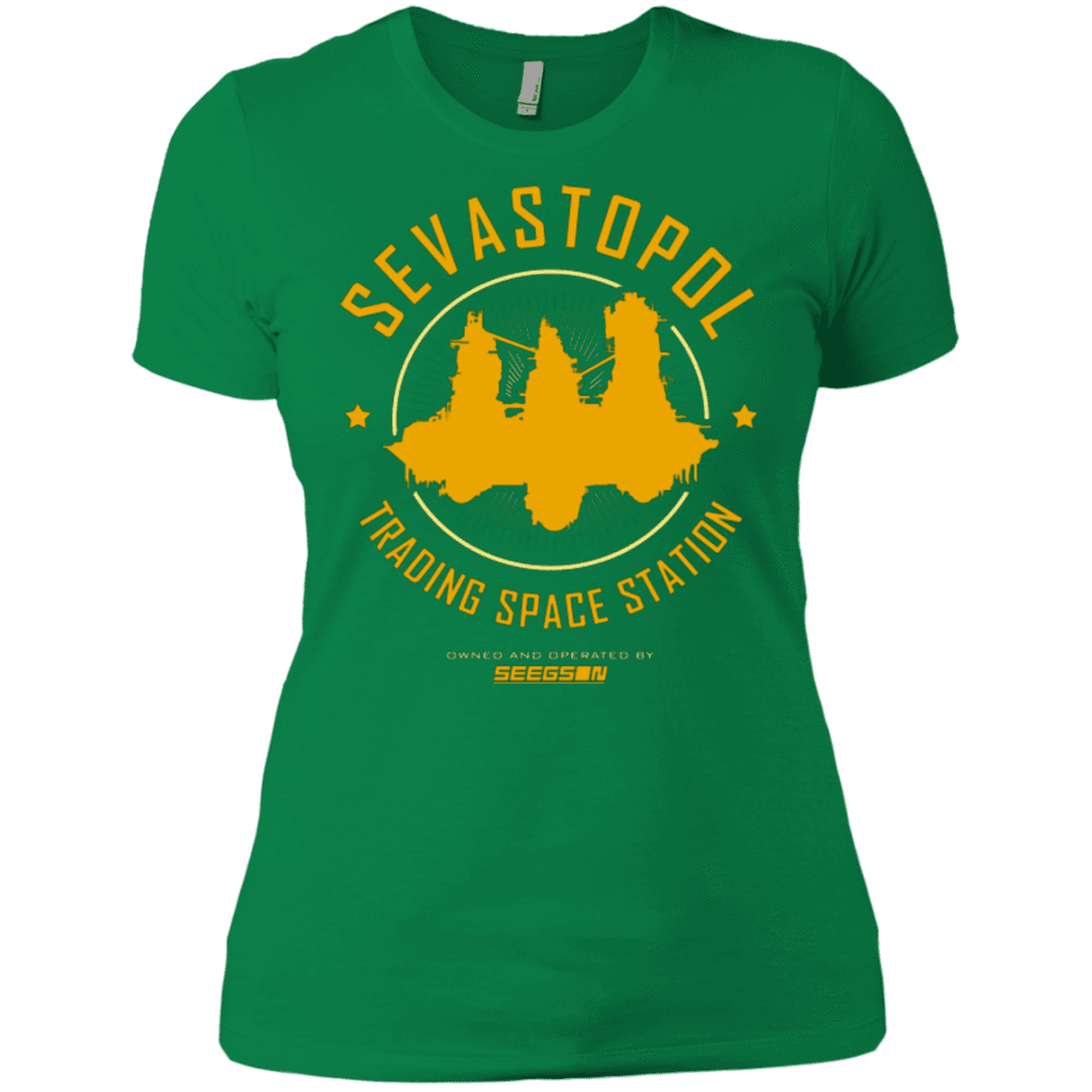 T-Shirts Kelly Green / X-Small Sevastopol Station Women's Premium T-Shirt