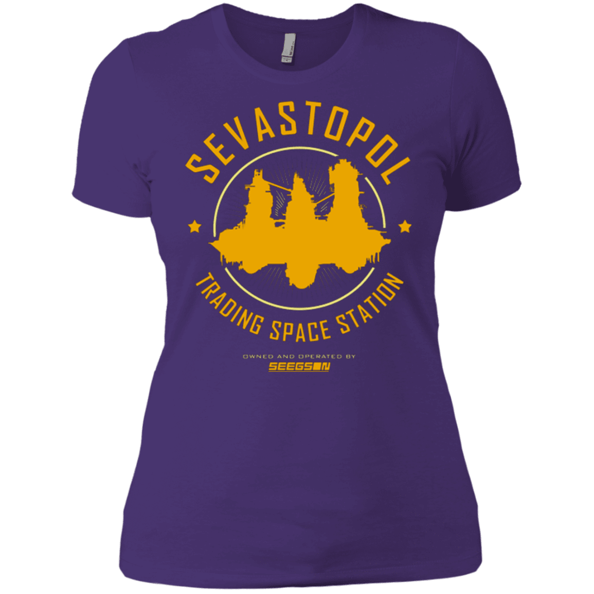 T-Shirts Purple / X-Small Sevastopol Station Women's Premium T-Shirt
