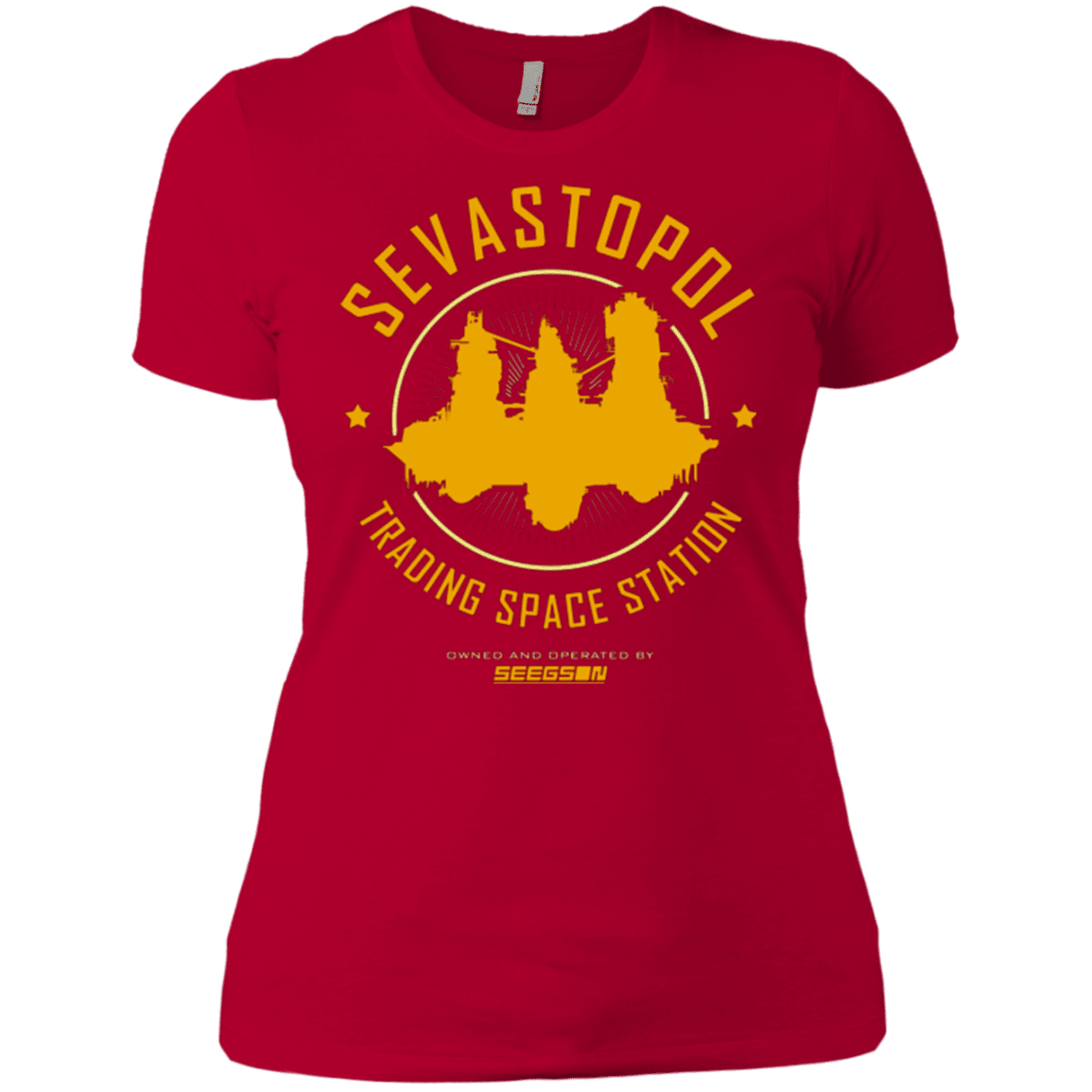T-Shirts Red / X-Small Sevastopol Station Women's Premium T-Shirt
