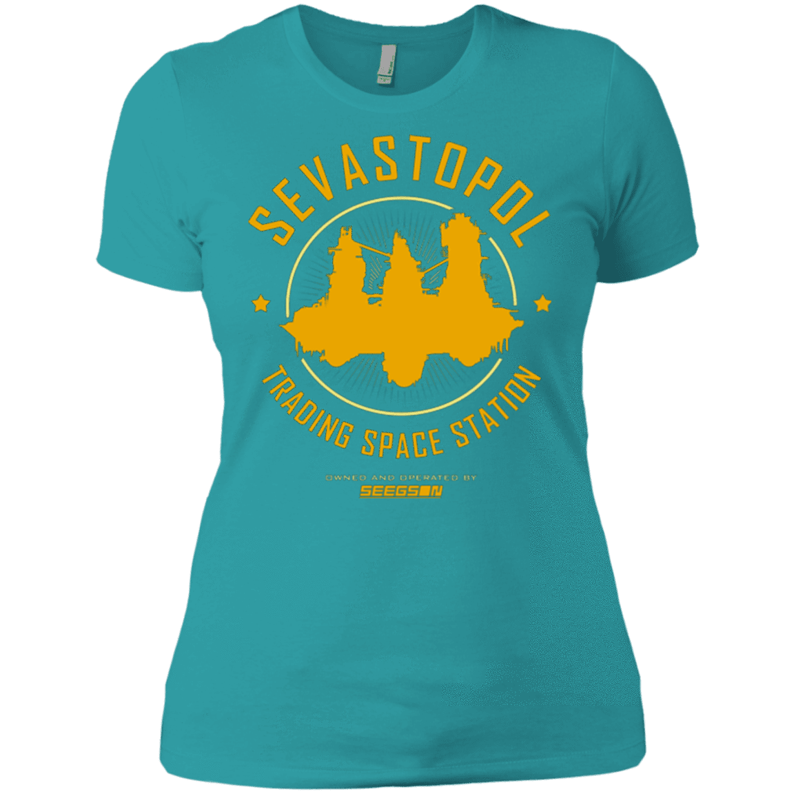 T-Shirts Tahiti Blue / X-Small Sevastopol Station Women's Premium T-Shirt