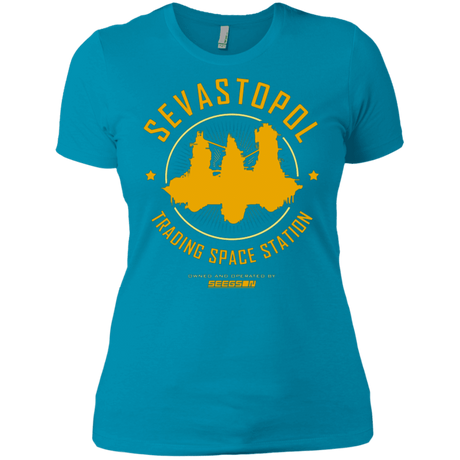 T-Shirts Turquoise / X-Small Sevastopol Station Women's Premium T-Shirt