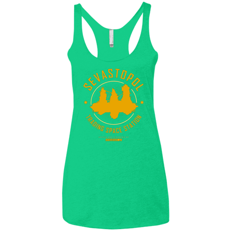 T-Shirts Envy / X-Small Sevastopol Station Women's Triblend Racerback Tank