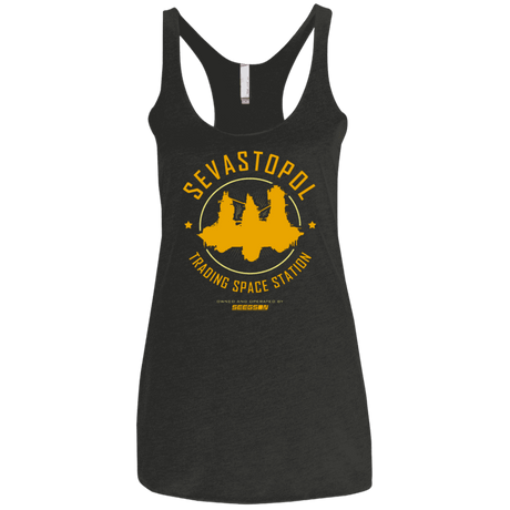 T-Shirts Vintage Black / X-Small Sevastopol Station Women's Triblend Racerback Tank
