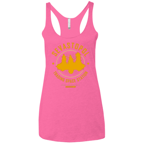 T-Shirts Vintage Pink / X-Small Sevastopol Station Women's Triblend Racerback Tank