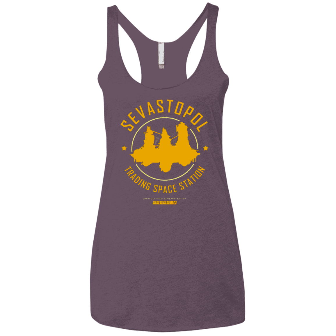 T-Shirts Vintage Purple / X-Small Sevastopol Station Women's Triblend Racerback Tank