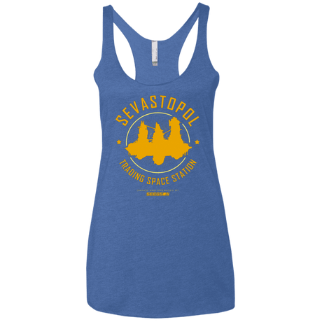T-Shirts Vintage Royal / X-Small Sevastopol Station Women's Triblend Racerback Tank